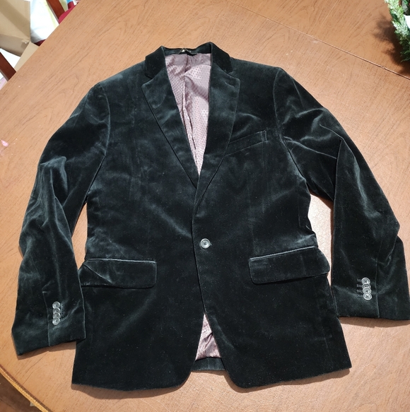 NWOT - Banana Republic Black Velvet Blazer - Picture 2 of 7